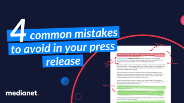 4 mistakes to avoid when crafting your press release 4 mistakes to avoid when crafting your press release