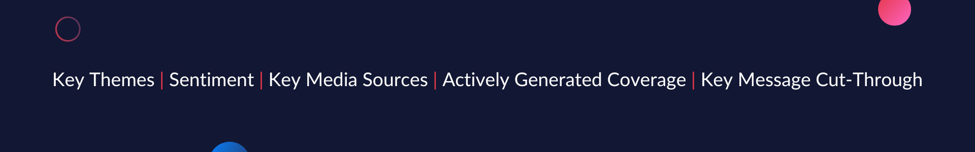 5 metrics Header