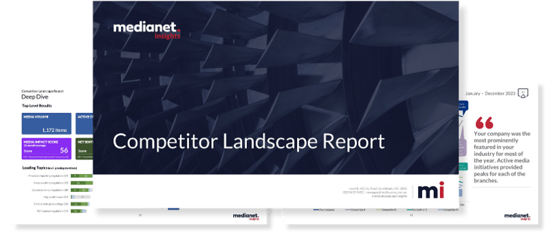 Competitor Landscape report
