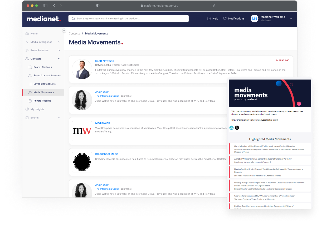 Media Movements