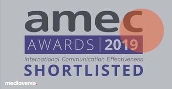 Mediaverse shortlisted for 2019 AMEC Awards