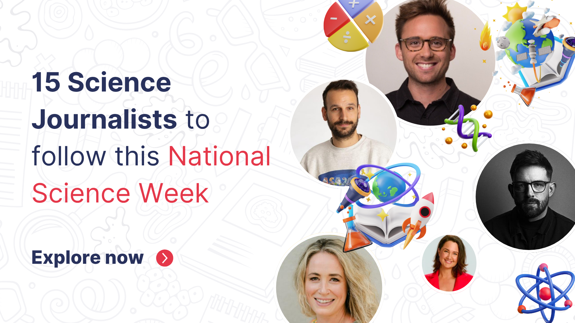 15 Science Journalists to follow this National Science Week.