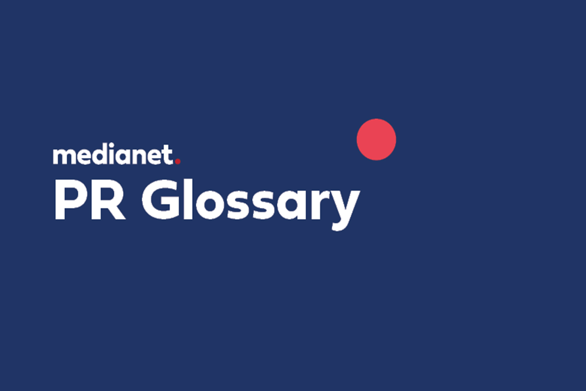 PR glossary title